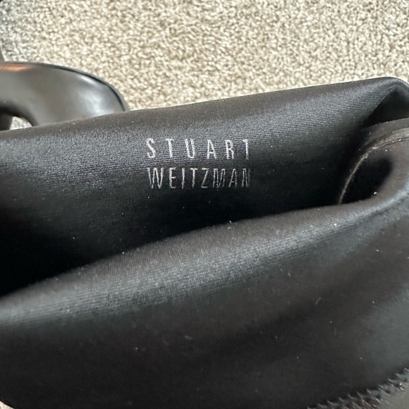 Stuart Weitzman Leather Highland Boots - Picture 4 of 5